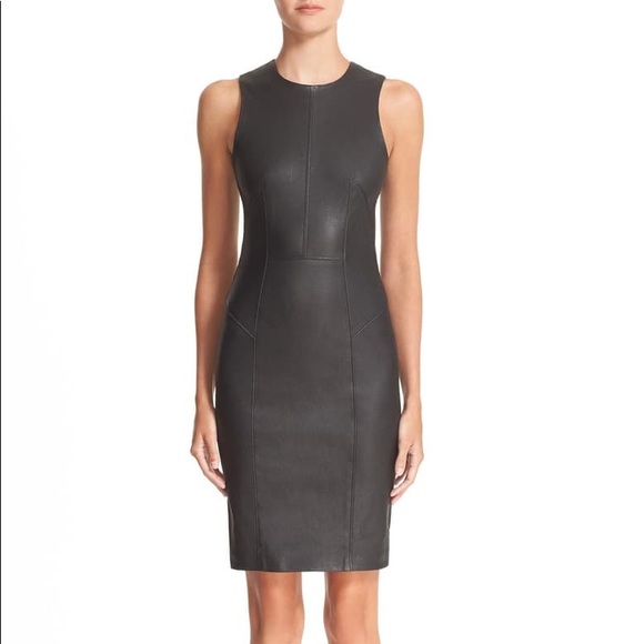 Alexander Wang Dresses Finalalexander Wang Stretch Nappa Leather Dress Poshmark